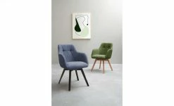 Dine + Mine Polsterstuhl Nador | Nachtblau Schwarz Ja