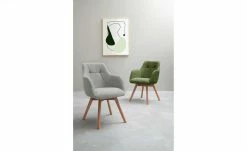 Dine + Mine Polsterstuhl Nador | Lichtgrau Akazie (Nachbildung) Nein