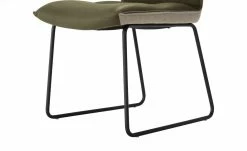 KOINOR Leder-Kufenstuhl Essay | Verde (Dunkelgrün) / Beige -Stühle Verkäufe 2022 15307295 4 202206232232