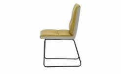 KOINOR Leder-Kufenstuhl Essay | Safran (Gelb) / Hellgrau -Stühle Verkäufe 2022 15307303 5 202206232232