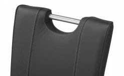 Leder-Schwingstuhl mit Griff 6861 | Schwarz -Stühle Verkäufe 2022 15307376 6 202207201301