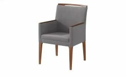 Wohnwert Polsterstuhl Botho | Kiesel (Hellgrau) Schaumstoff