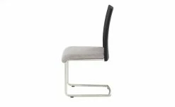 Wohnwert Freischwinger Mero | Kiesel (Hellgrau) Schwarz Schaumstoff -Stühle Verkäufe 2022 15307463 4 202207121248