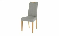 Woodford Polsterstuhl mit Griff Gabi 4 | Shark Skin (Hellgrau) Eiche