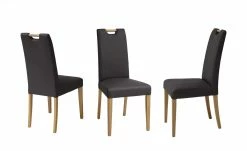 Woodford Polsterstuhl mit Griff Gabi 4 | Braun Eiche