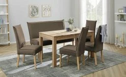 Woodford Polsterstuhl Gerda | Braun Eiche