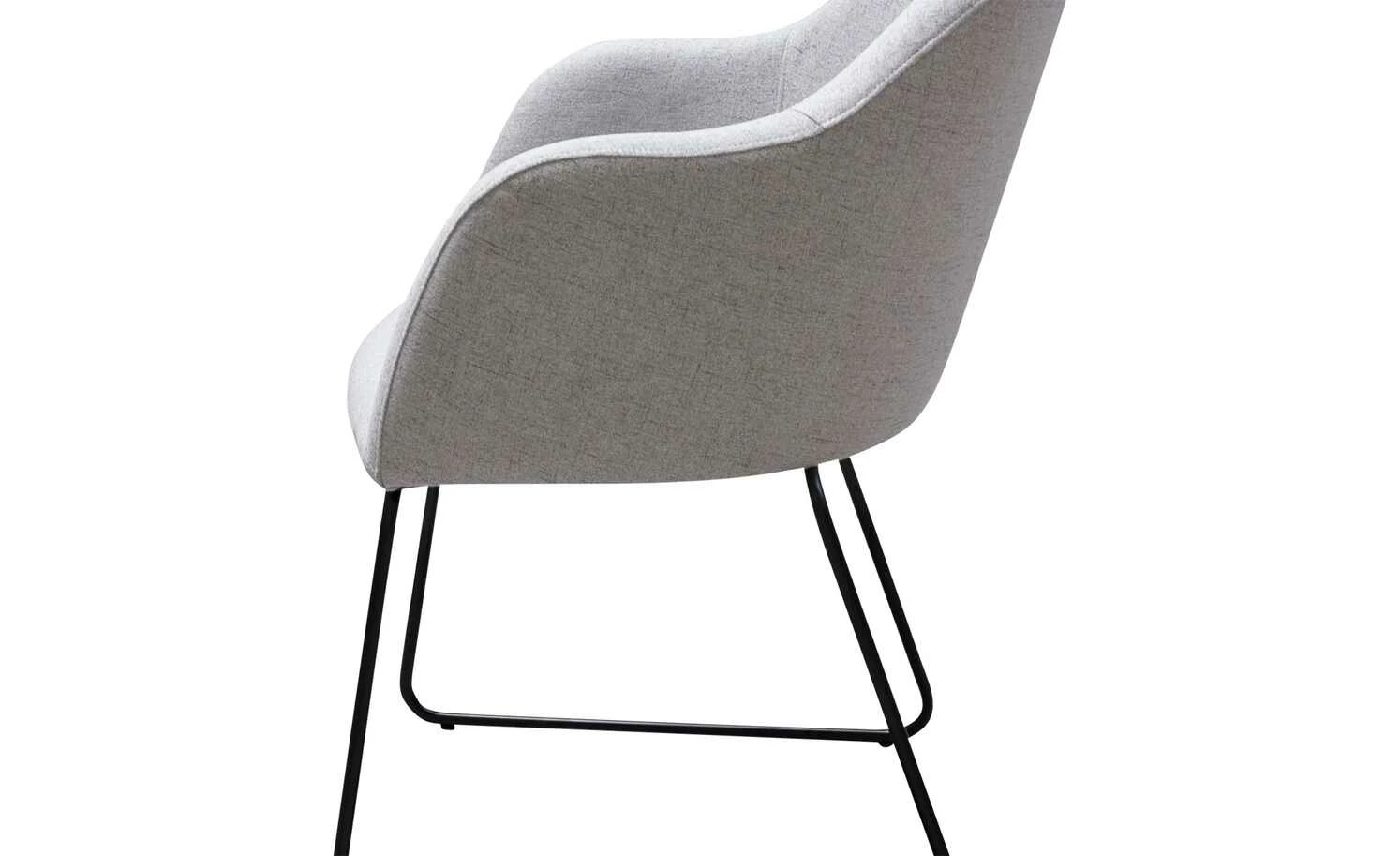 Woodford Polsterstuhl mit Armlehne Vilo Woodford Polsterstuhl mit Armlehne Vilo | Silbergrau Kufengestell – Schwarz -Stühle Verkäufe 2022 15309599 5 202208251235