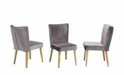 Woodford Polsterstuhl Ivett | Grey (Grau) Eiche